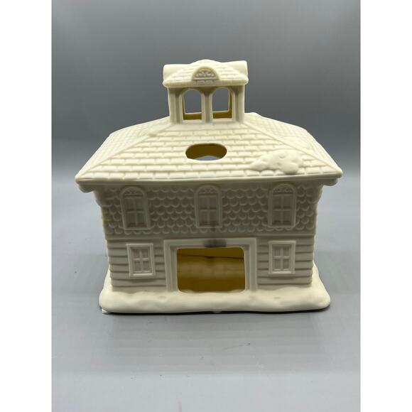 Victorian Manor Bisque Tea Light Partylite P0291 Christmas Family - Picture 6 of 9